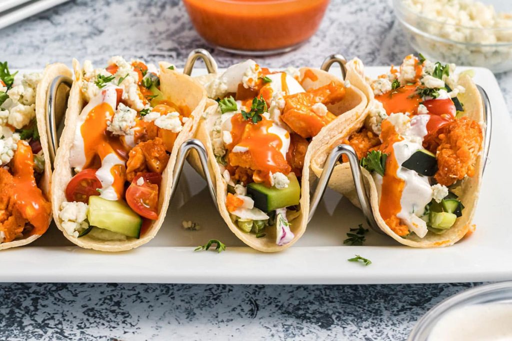 How to Make Homemade Buffalo Chicken Tacos