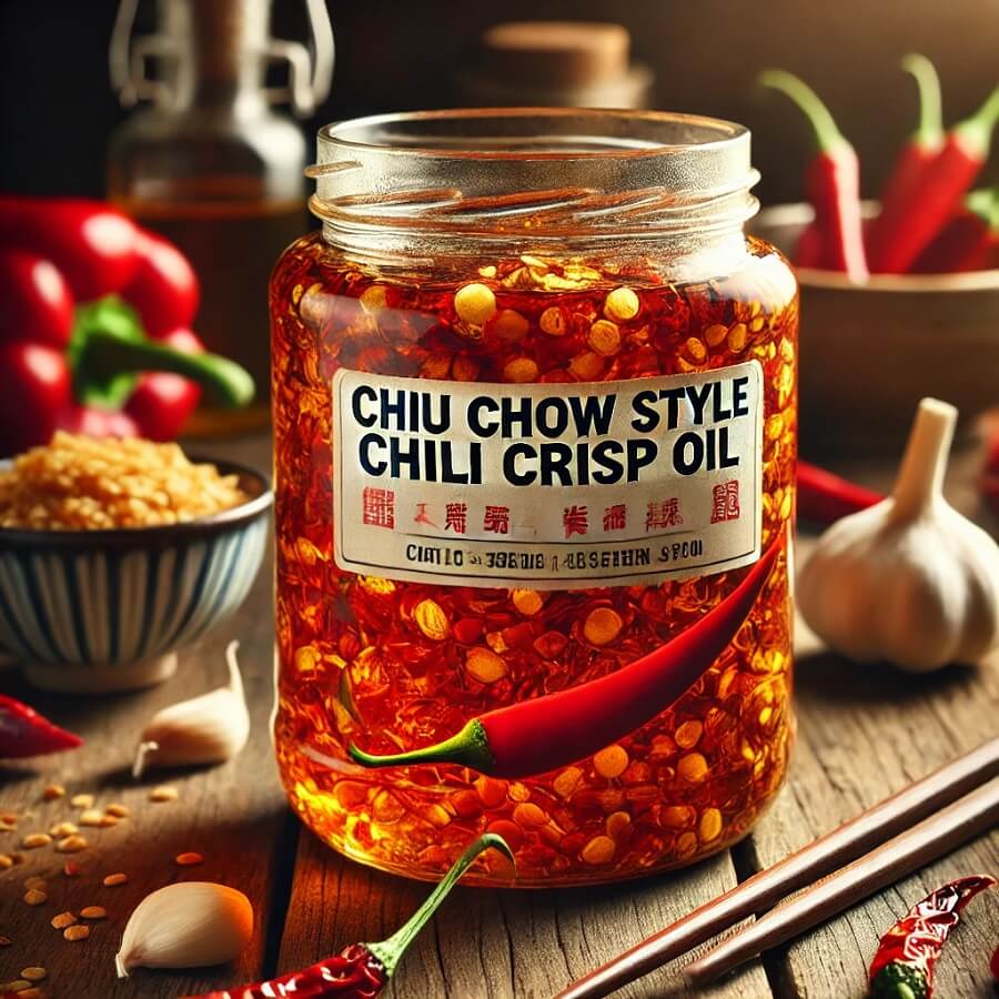 Chiu Chow Style Chili Crisp Oil
